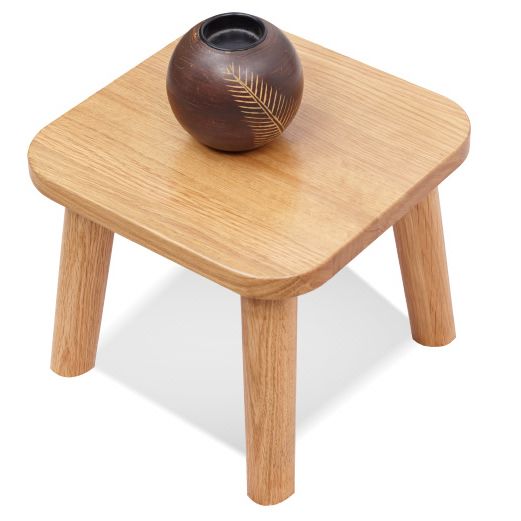 源氏木语 北欧风圆角打磨橡木儿童坐具