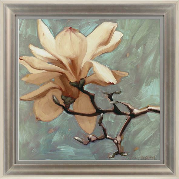 麦田装饰画 厂家 简欧美式花卉玉兰花系列 客厅 餐厅 卧室 书房 玄关