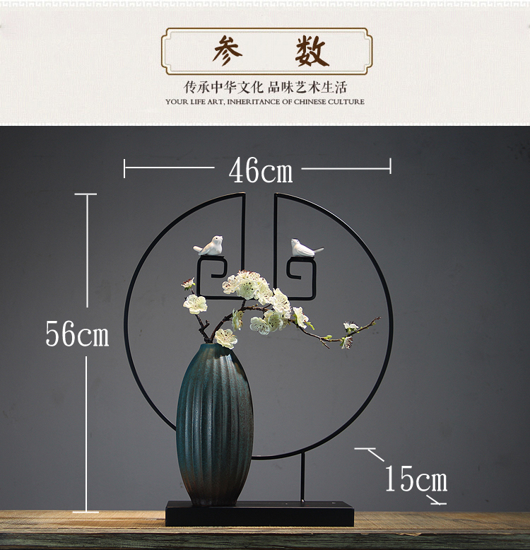 现代新中式禅意古风摆件办公室客厅玄关家居软装饰品乔迁新居礼品