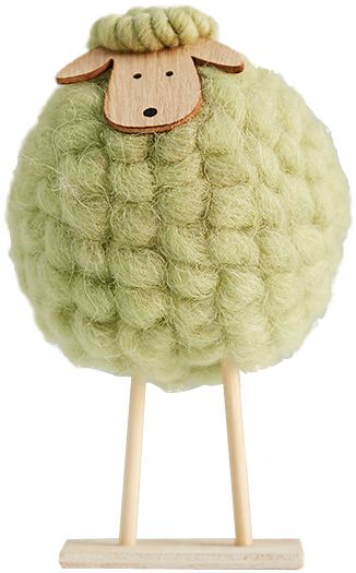 创意家居可爱毛毡工艺小羊摆件女生儿童房间卧室办公室桌面小摆设