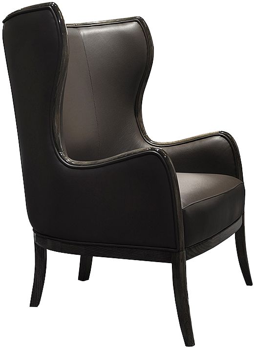 colecion alexandra 现代黑色单人沙发