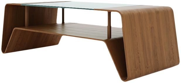 曲美家居 现代弯曲木创意人民的名义同款茶几-茶几-20