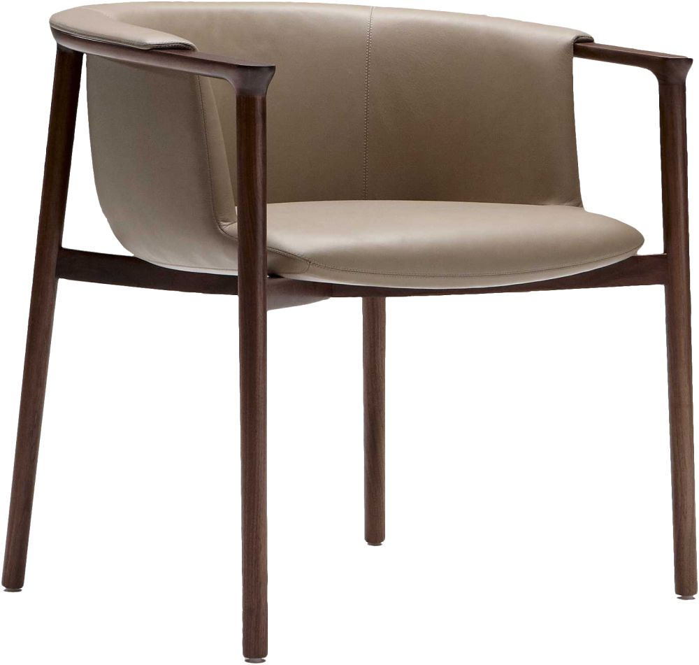 素壳 新中式皮革餐椅-餐椅-2022美间(软装设计采购助手)