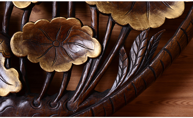 雕花挂板墙饰手工装饰品镂空木雕壁饰-装置画-2021美间(软装设计采购