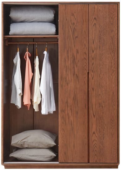 源氏木语 现代全实木推拉门大衣柜-衣柜-2022美间(软装设计采购助手)