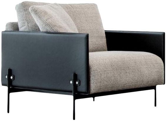 无仝家具 现代马鞍皮单人沙发-单人沙发-2021美间(软装设计采购助手)