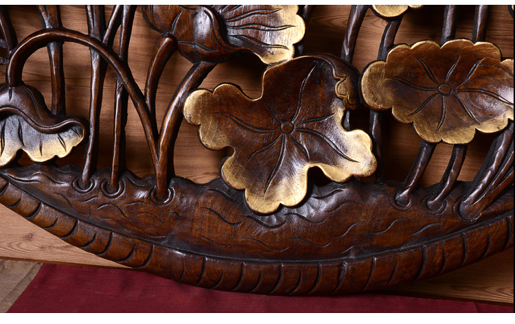 雕花挂板墙饰手工装饰品镂空木雕壁饰-装置画-2021美间(软装设计采购