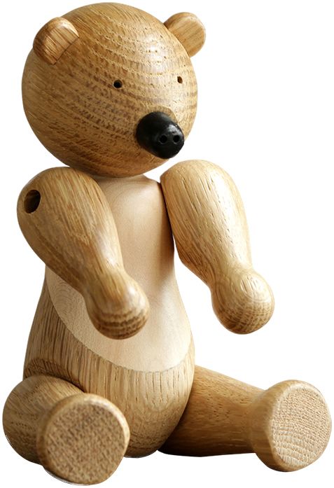 巷子戏法 | 小熊北欧可爱木质原木摆件家居工艺饰品摆设创意礼品