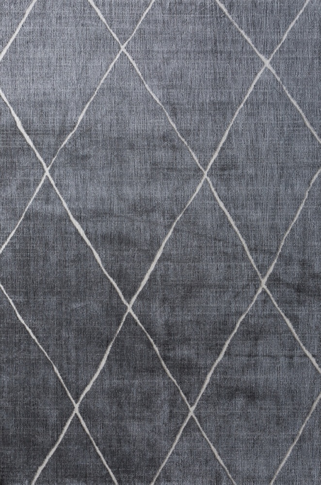 爱毯 现代简约素色灰色百搭地毯