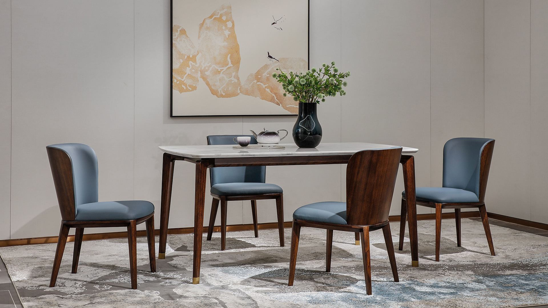 墨道 新中式大理石餐桌-餐桌-2021美间(软装设计采购助手)