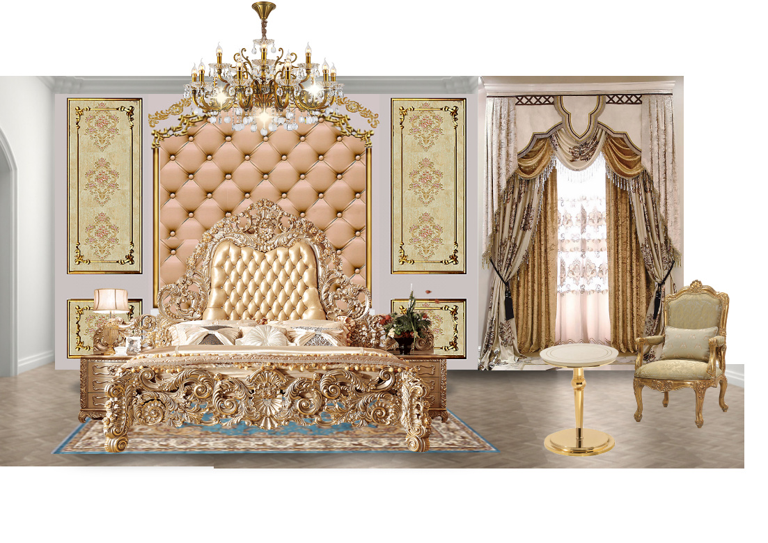 软装方案-欧式古典软装方案-软装搭配方案/2021-美间(软装采购助) )